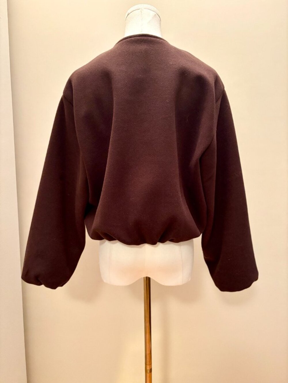 Zara Brown Bomber Jacket - Picture 5 of 11